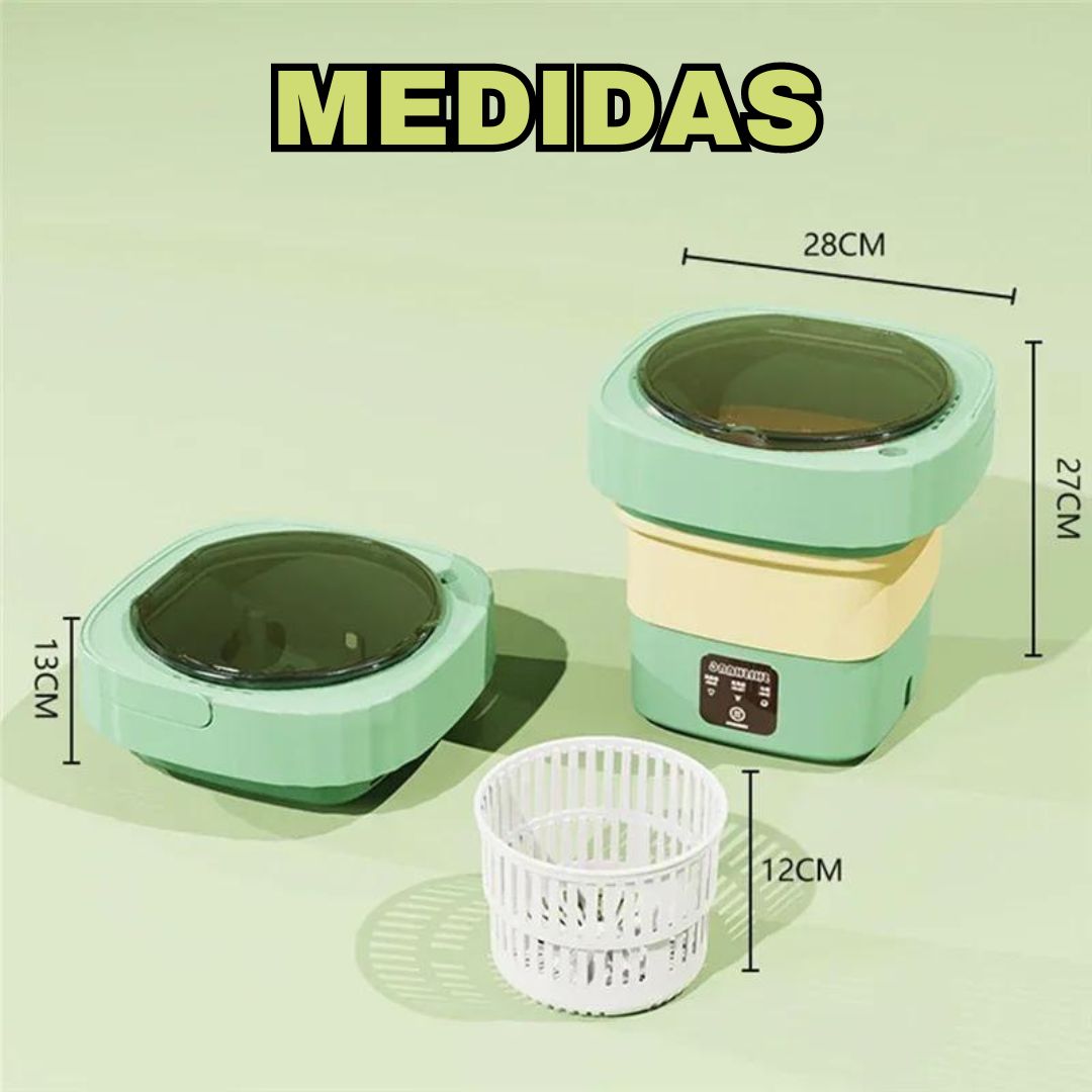 Mini Lavadora y Secadora Portátil