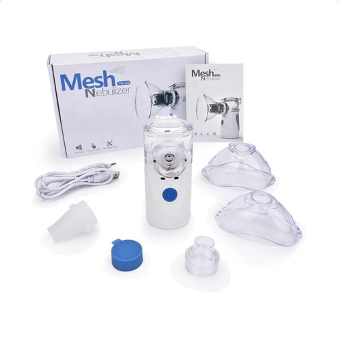 Nebulizador Portátil Ultrasónico Con Juego de Boquillas Para Niños y Adultos