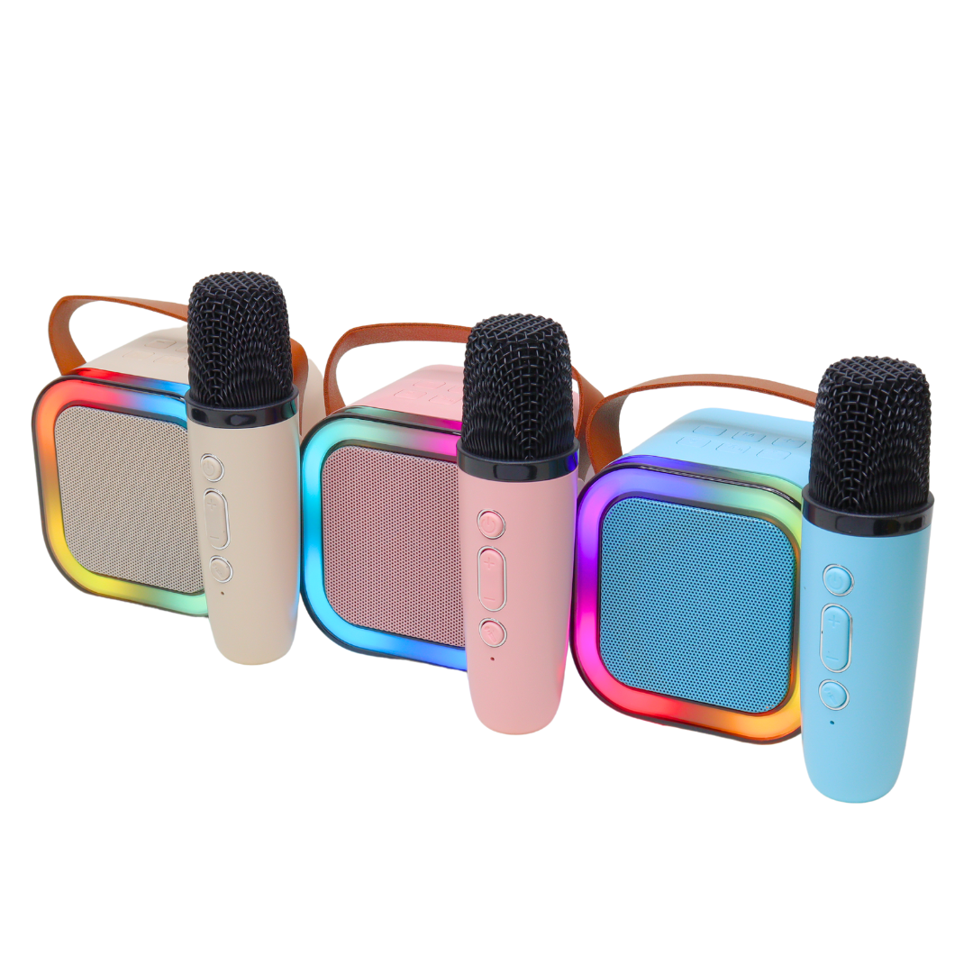 Mini Karaoke Portatil + Microfono Inalámbrico