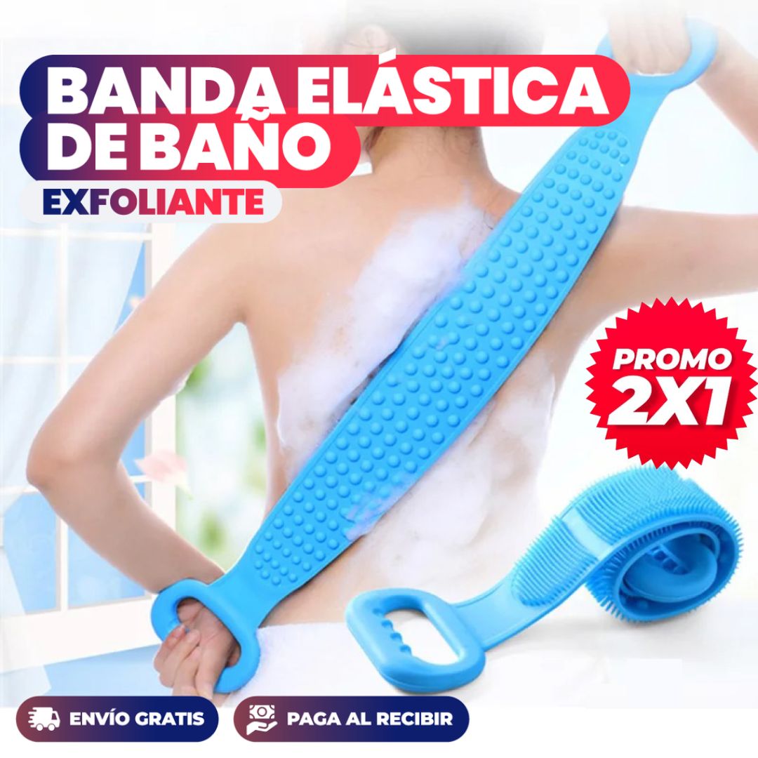 2 Bandas Exfoliantes Reguladora de Sebo Para Espalda y Extremidades