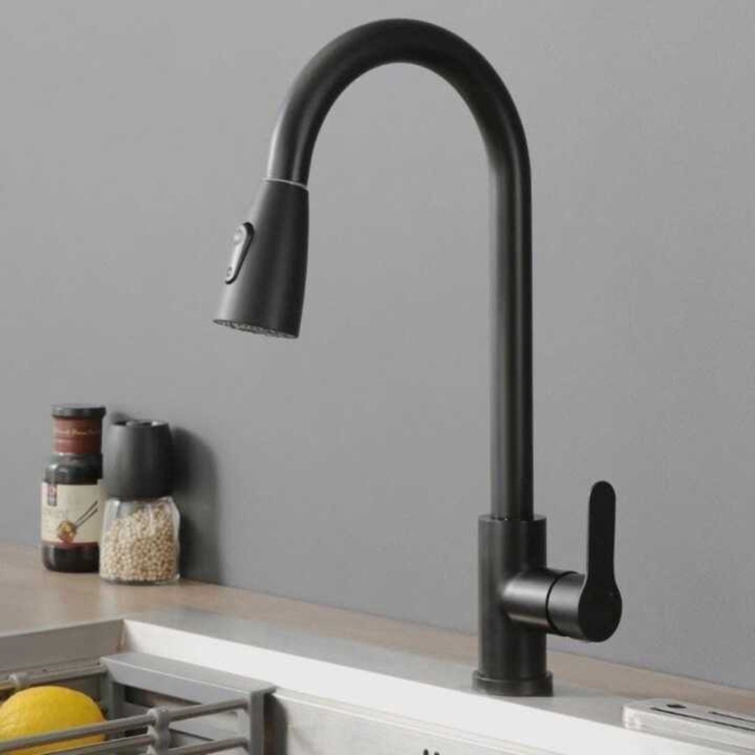 Grifo de Lujo Moderno con Rociador Extraíble