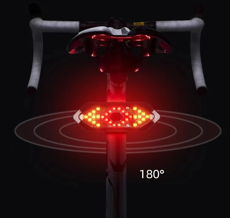 Kit Profesional de Luces Direccionales para Bicicleta de Alta Visibilidad + Control Remoto