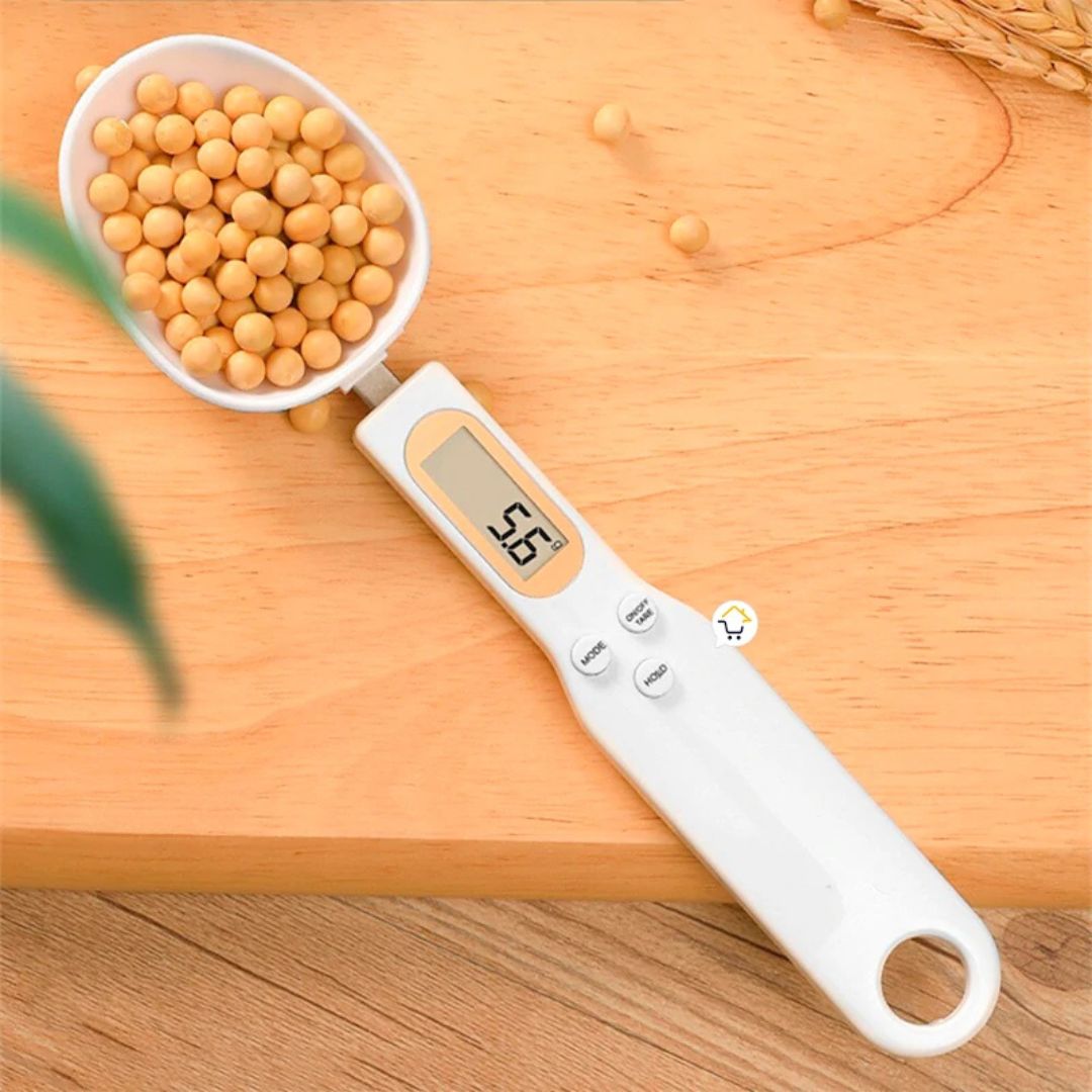 Cuchara Medidora Inteligente con Gramera y Pantalla LED