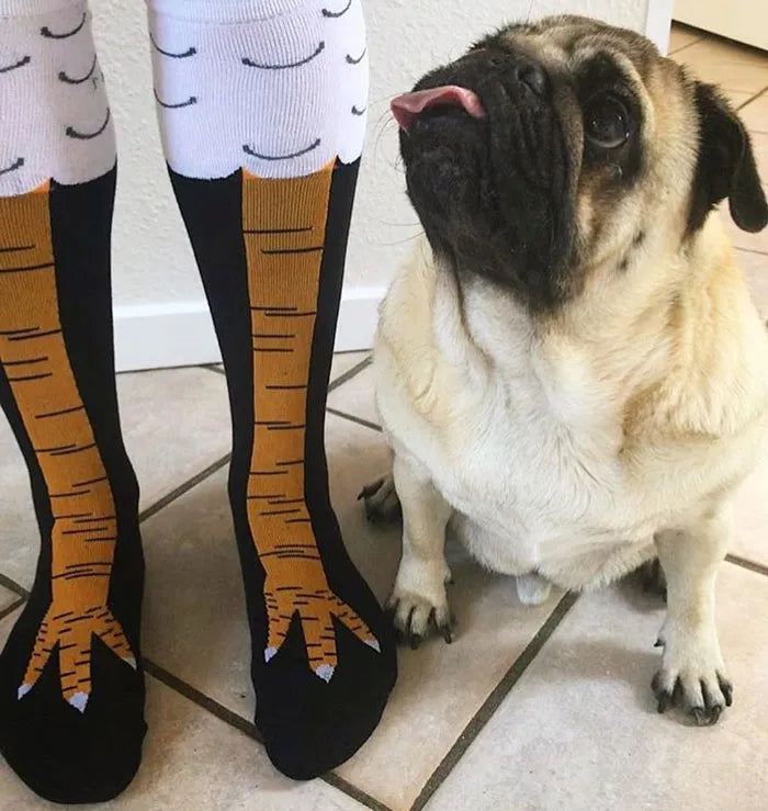 Par de Medias Patas de Pollo Antitranspirantes para Hombre y Mujer