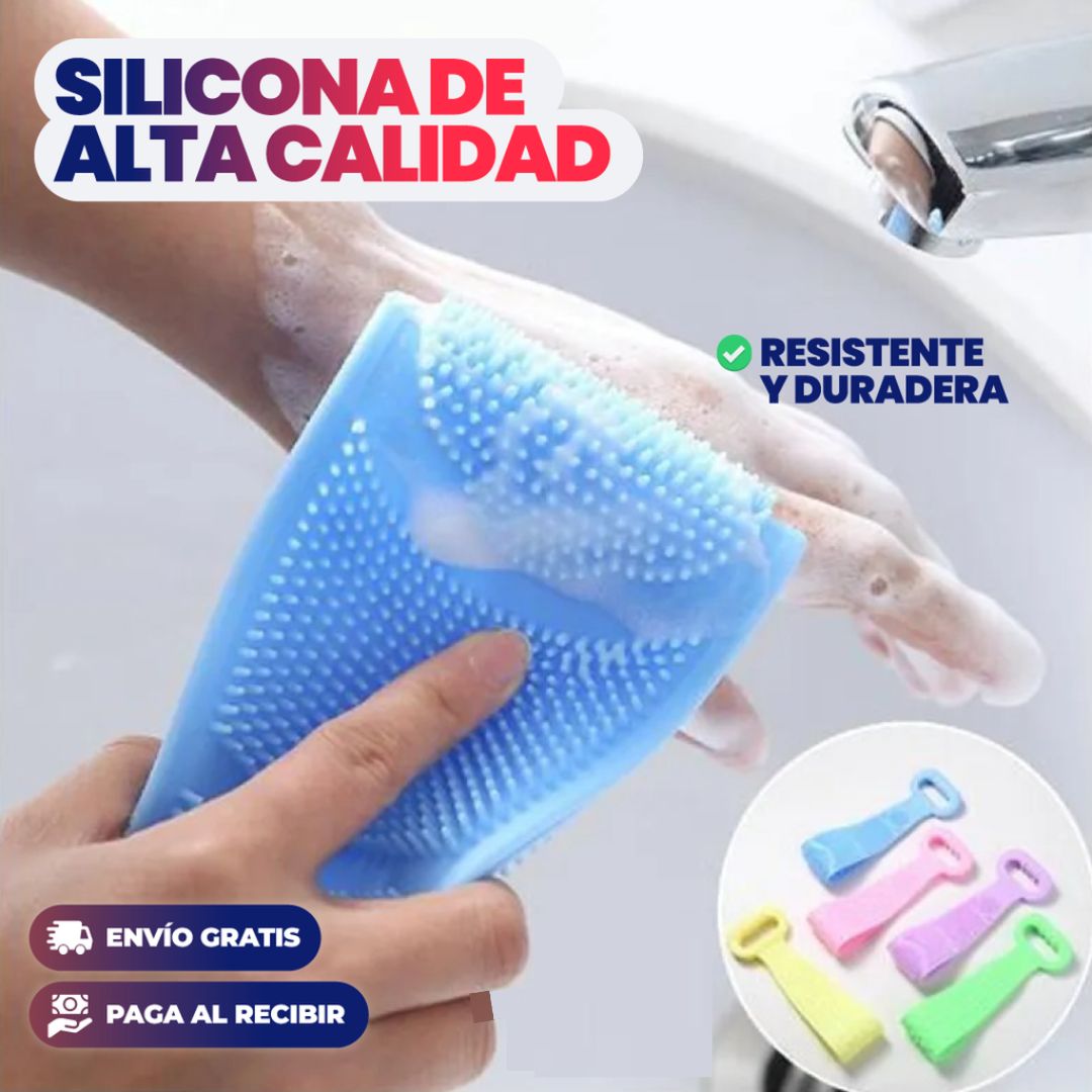 2 Bandas Exfoliantes Reguladora de Sebo Para Espalda y Extremidades