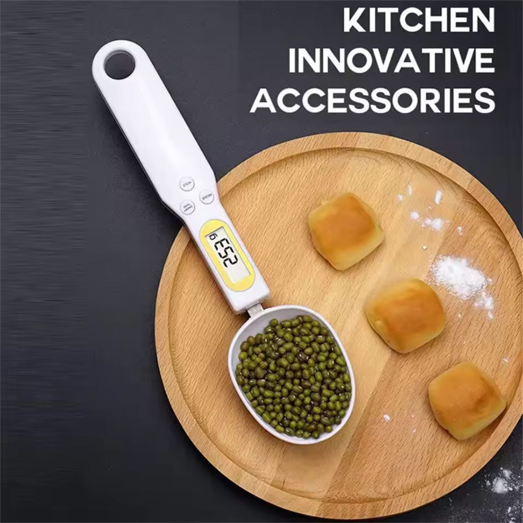 Cuchara Medidora Inteligente con Gramera y Pantalla LED