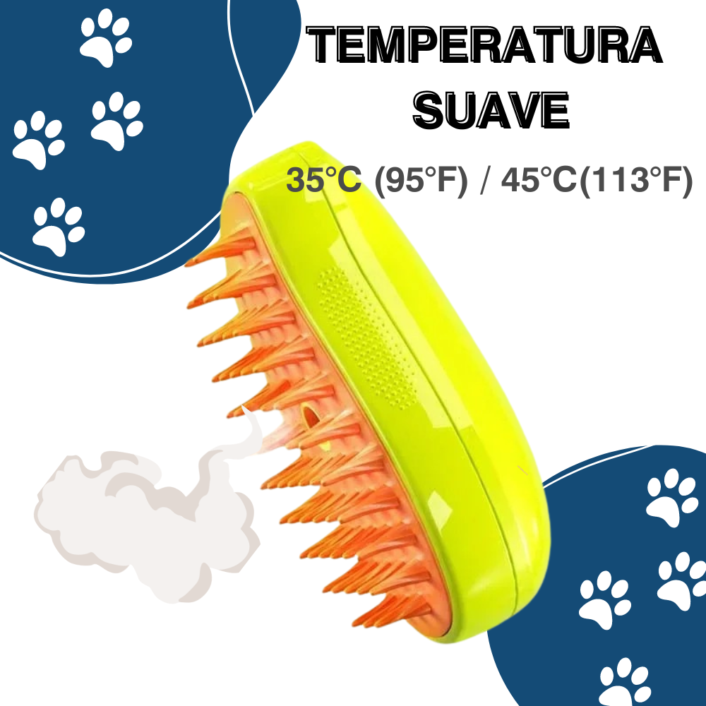 🐱 PetFresh™: ¡Revoluciona el Cuidado Animal! 🐶Cepillo 3 en 1 con Vapor + Esencia de Vainilla 🐾