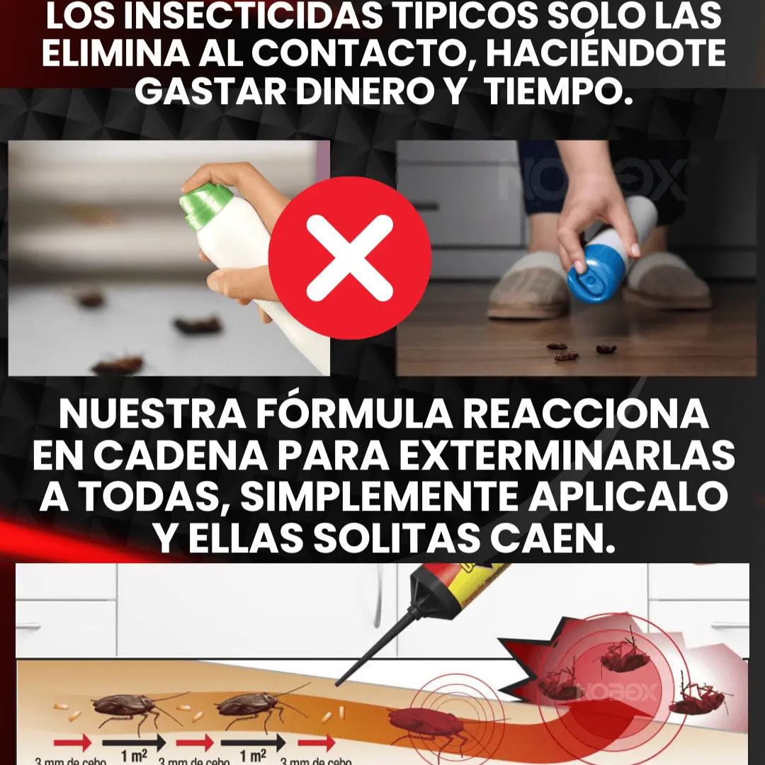 Extermina Las Cucarachas y Ratas Con Una Sola Gota
