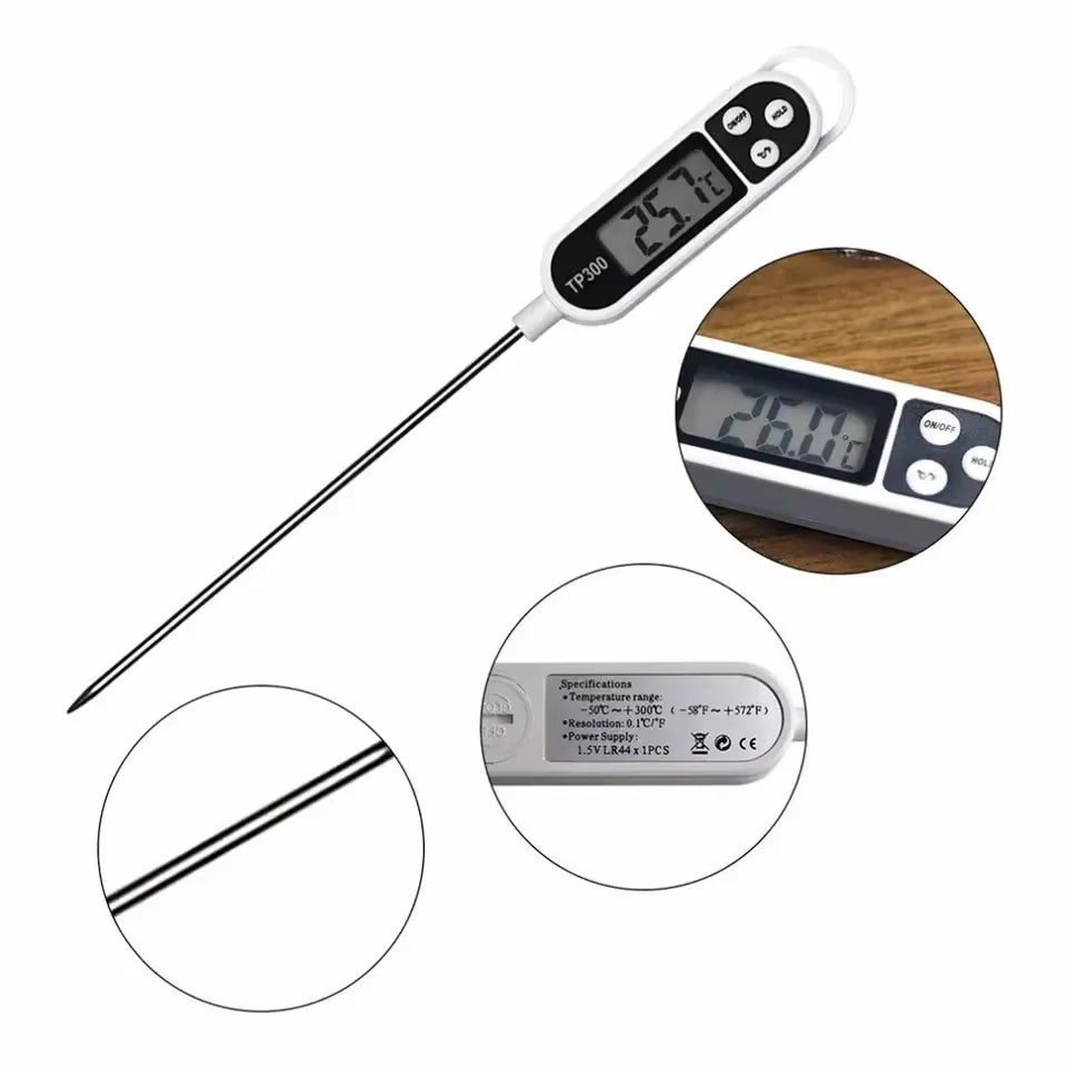 Termómetro Digital Profesional para Cocina con Estuche