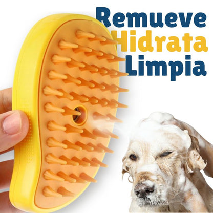 🐱 PetFresh™: ¡Revoluciona el Cuidado Animal! 🐶Cepillo 3 en 1 con Vapor + Esencia de Vainilla 🐾