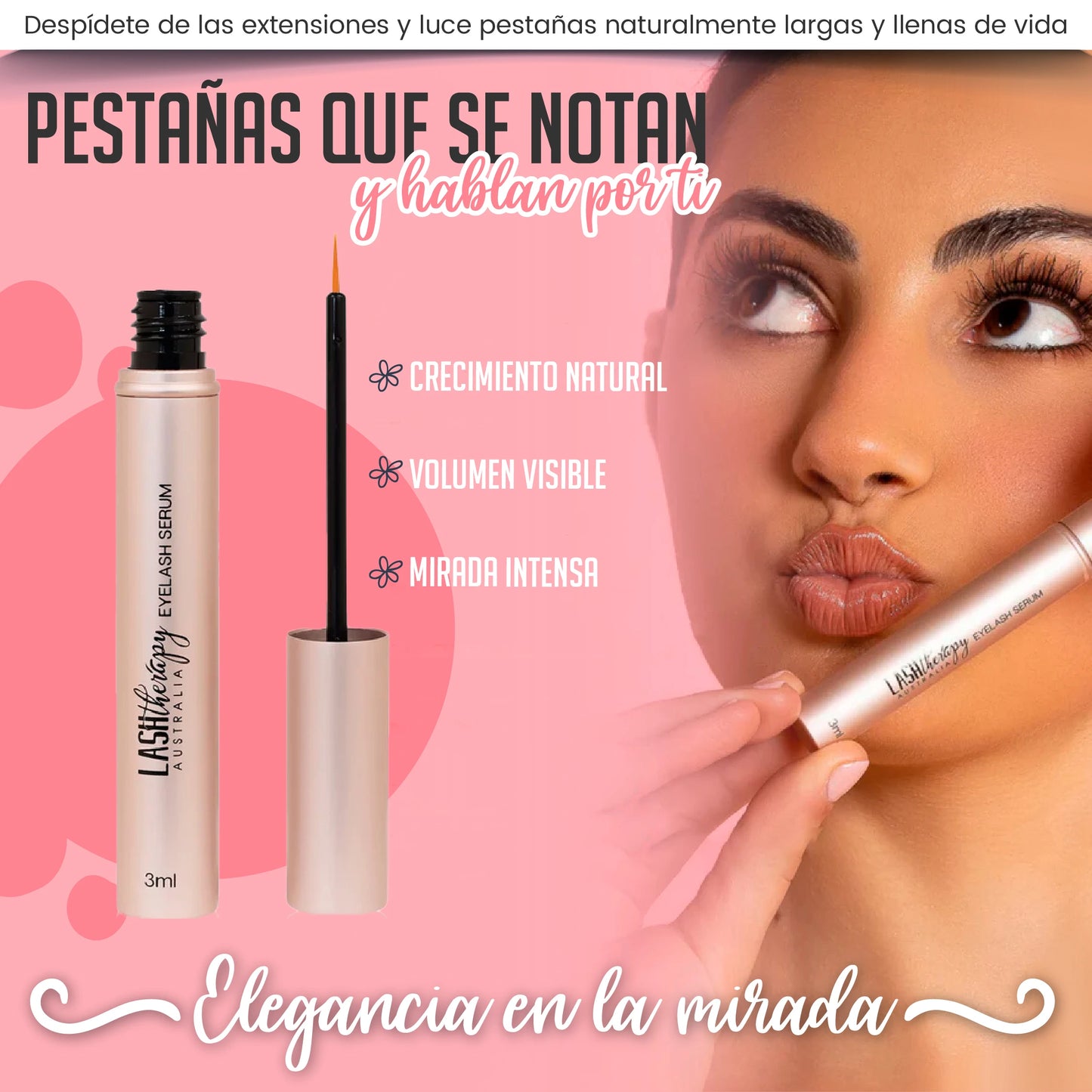 Sérum para crecimiento de Pestañas Lujosas