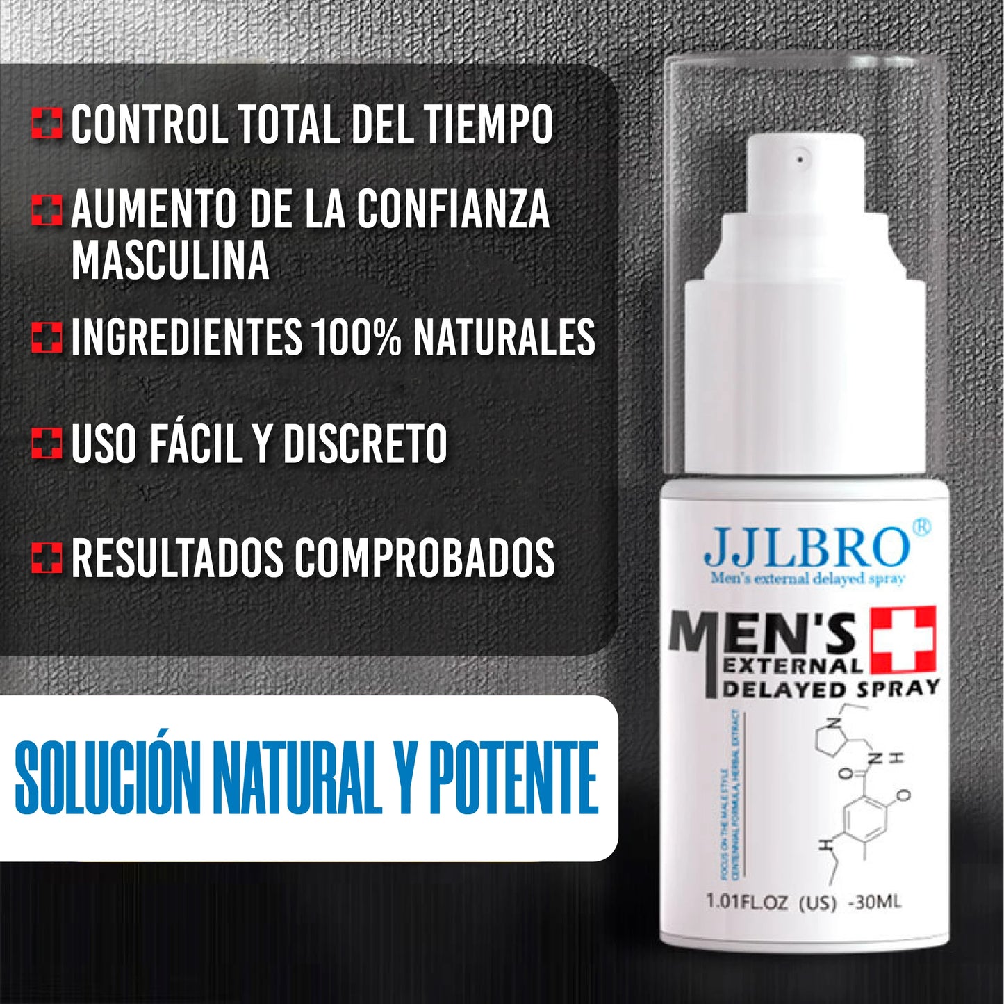 Spray Retardante de Larga Duración para Hombres