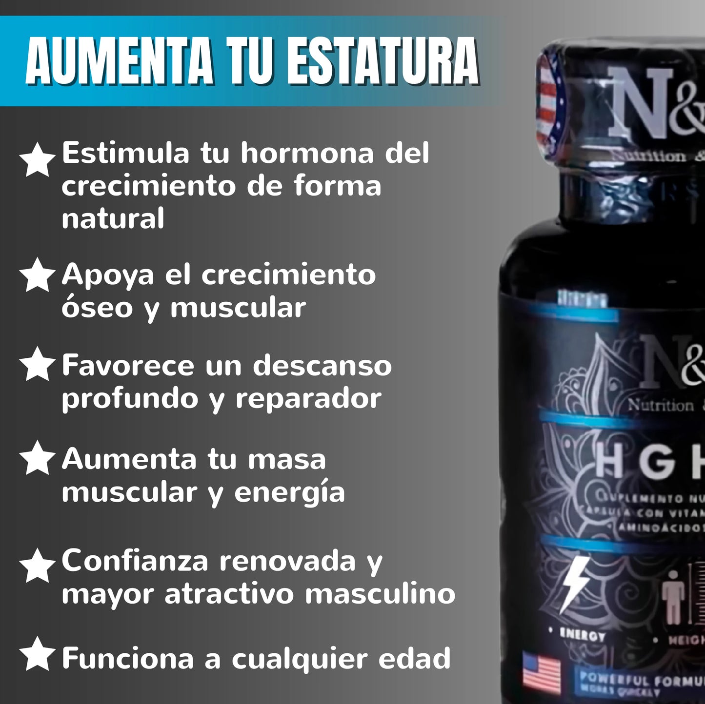 Suplemento Activador de Hormona de Crecimiento