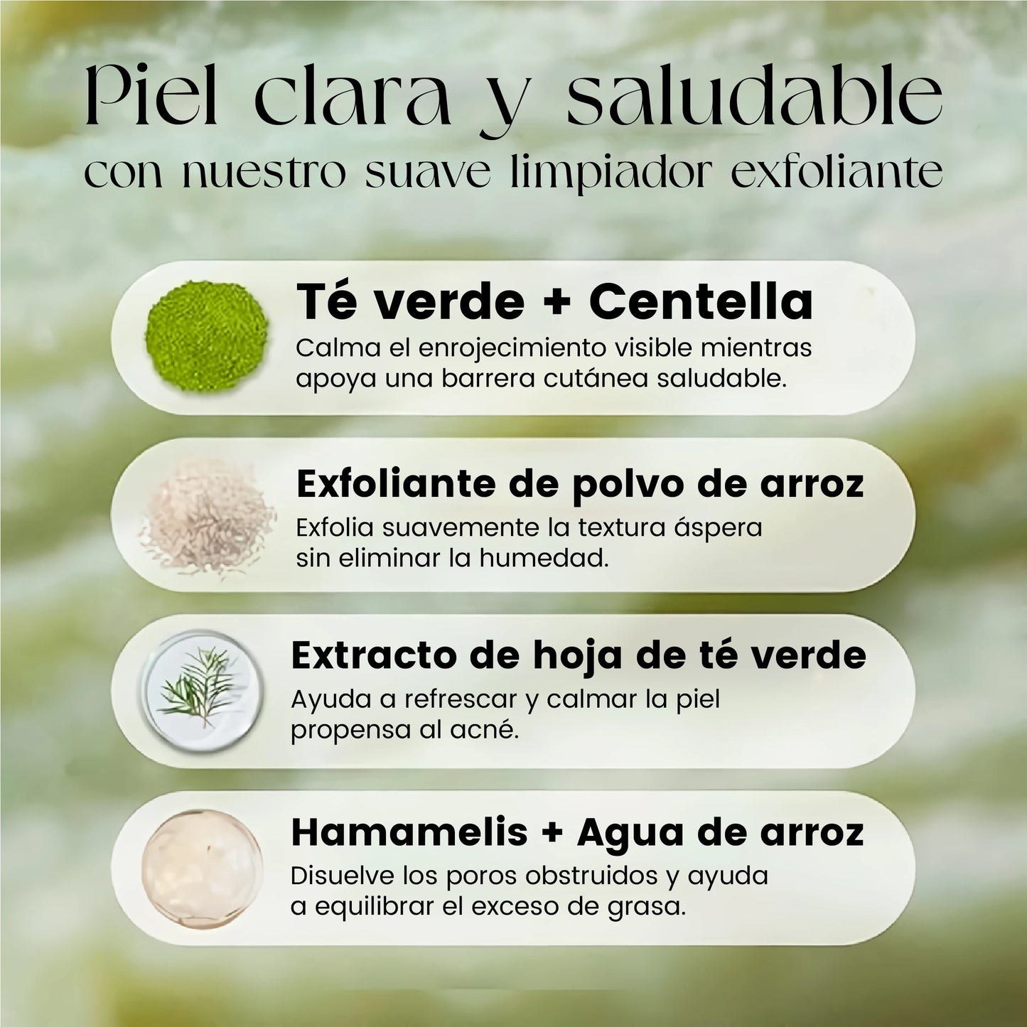 Mascarilla facial coreana anti acné