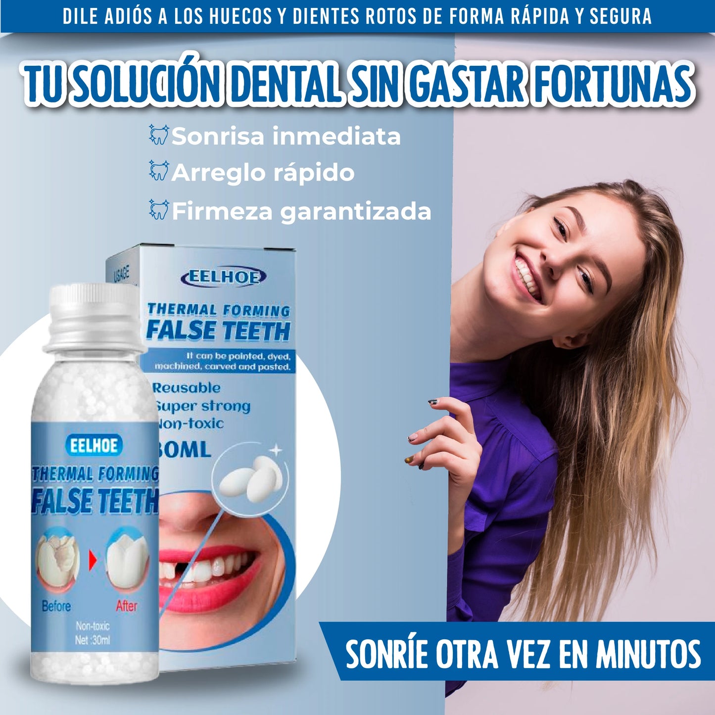 Kit de Empaste/Relleno Dental Temporal