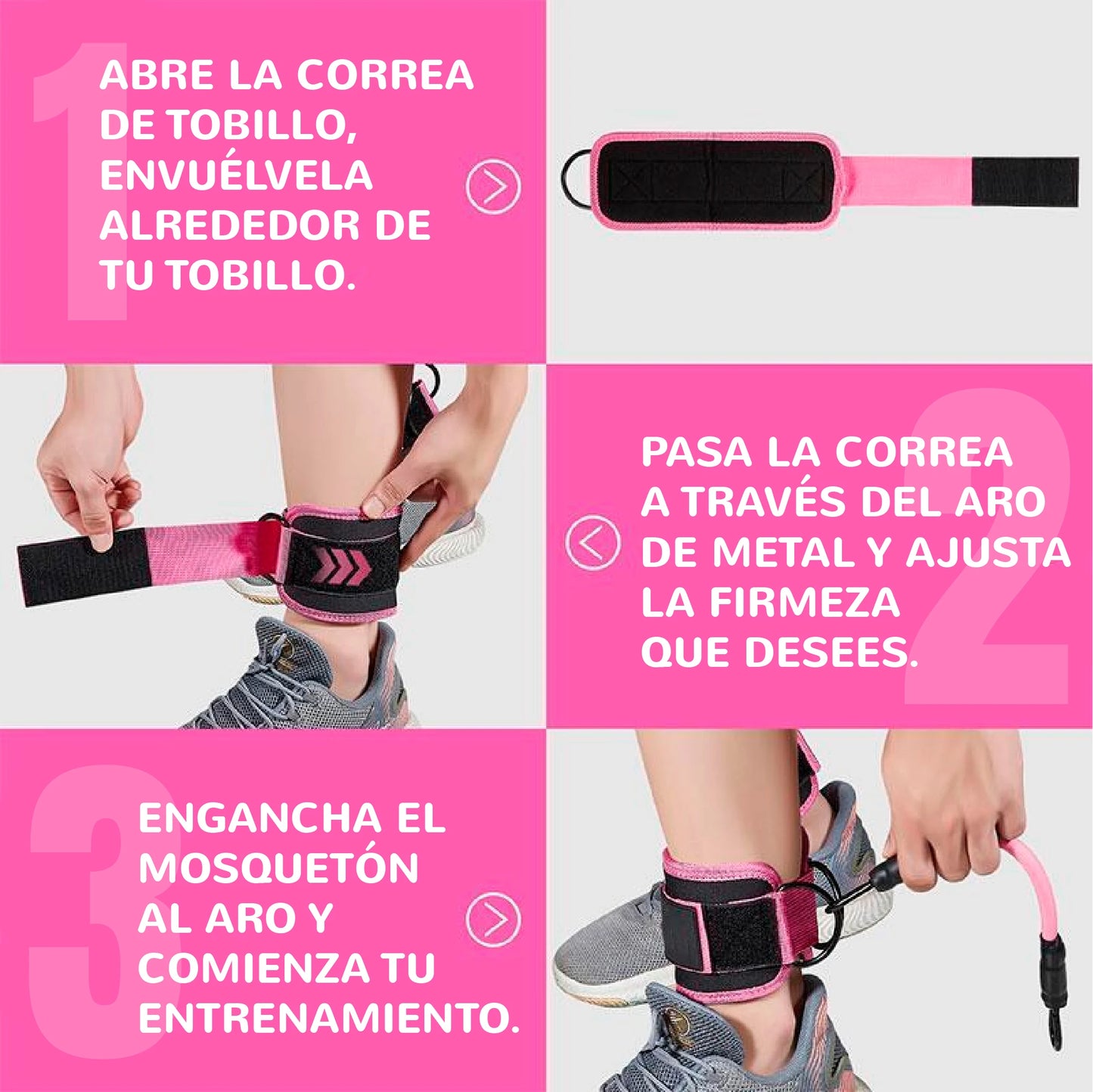 KIT de entrenamiento en casa para piernas y glúteos