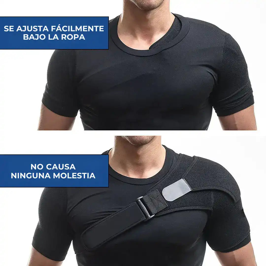 😌 Soporte Ortomédico Multiajustable Para el Hombro + 📖 Guía Profesional de Ejercicios Para el Fortalecimiento