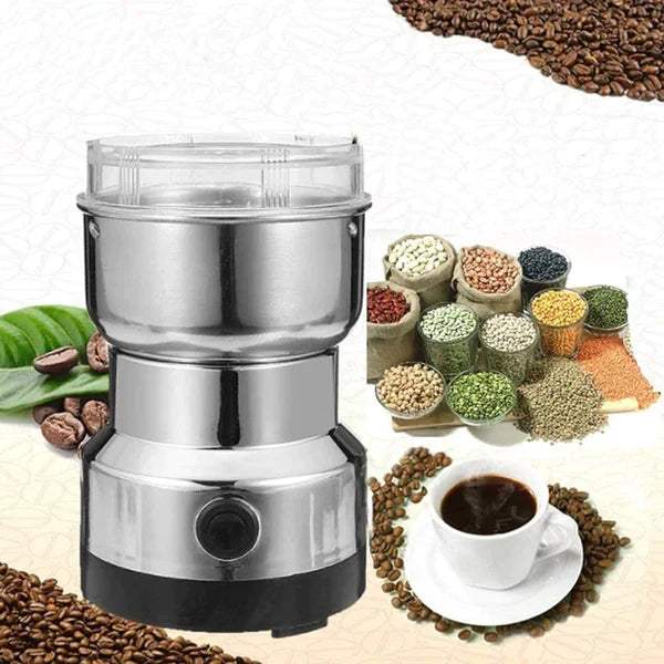 🌿Molino Profesional Eléctrico Para Granos y Especias + Recetario Con Granos de Café☕