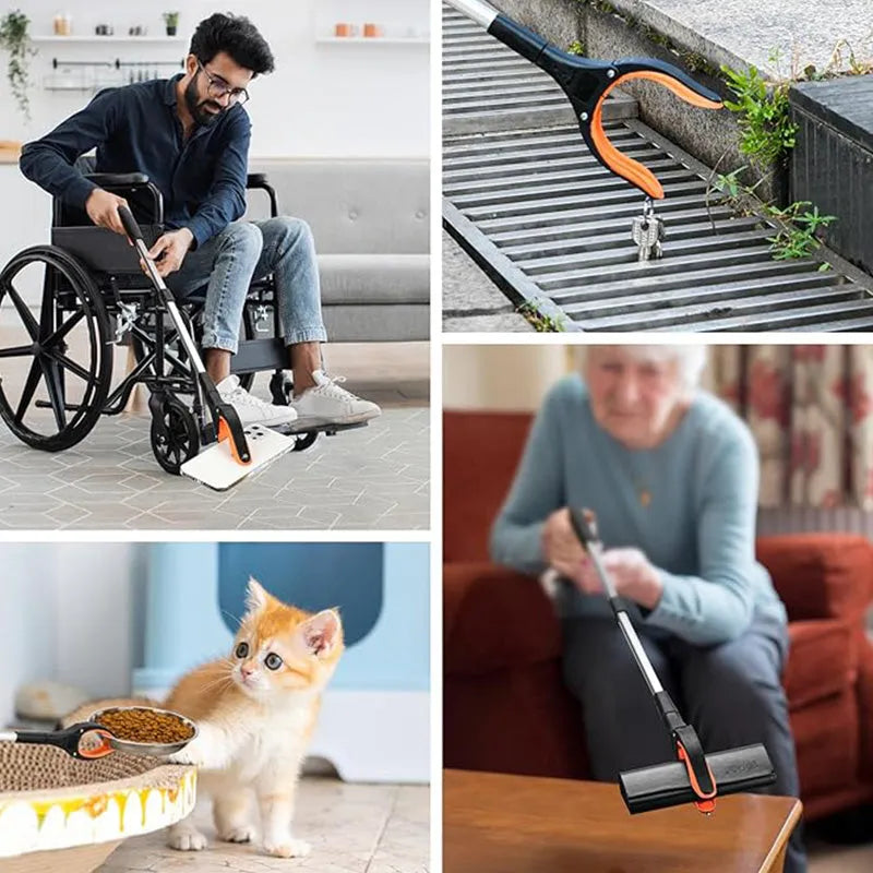 Pinza Plegable con Soporte Giratorio de 360°