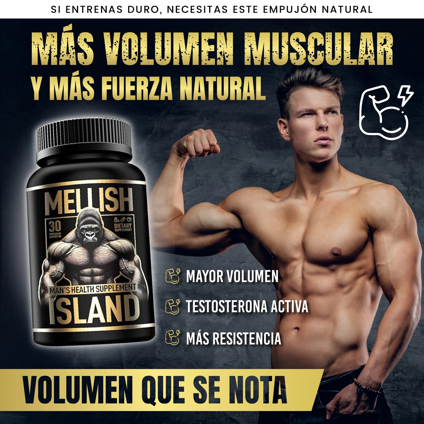 Suplemento Estimulador natural de testosterona