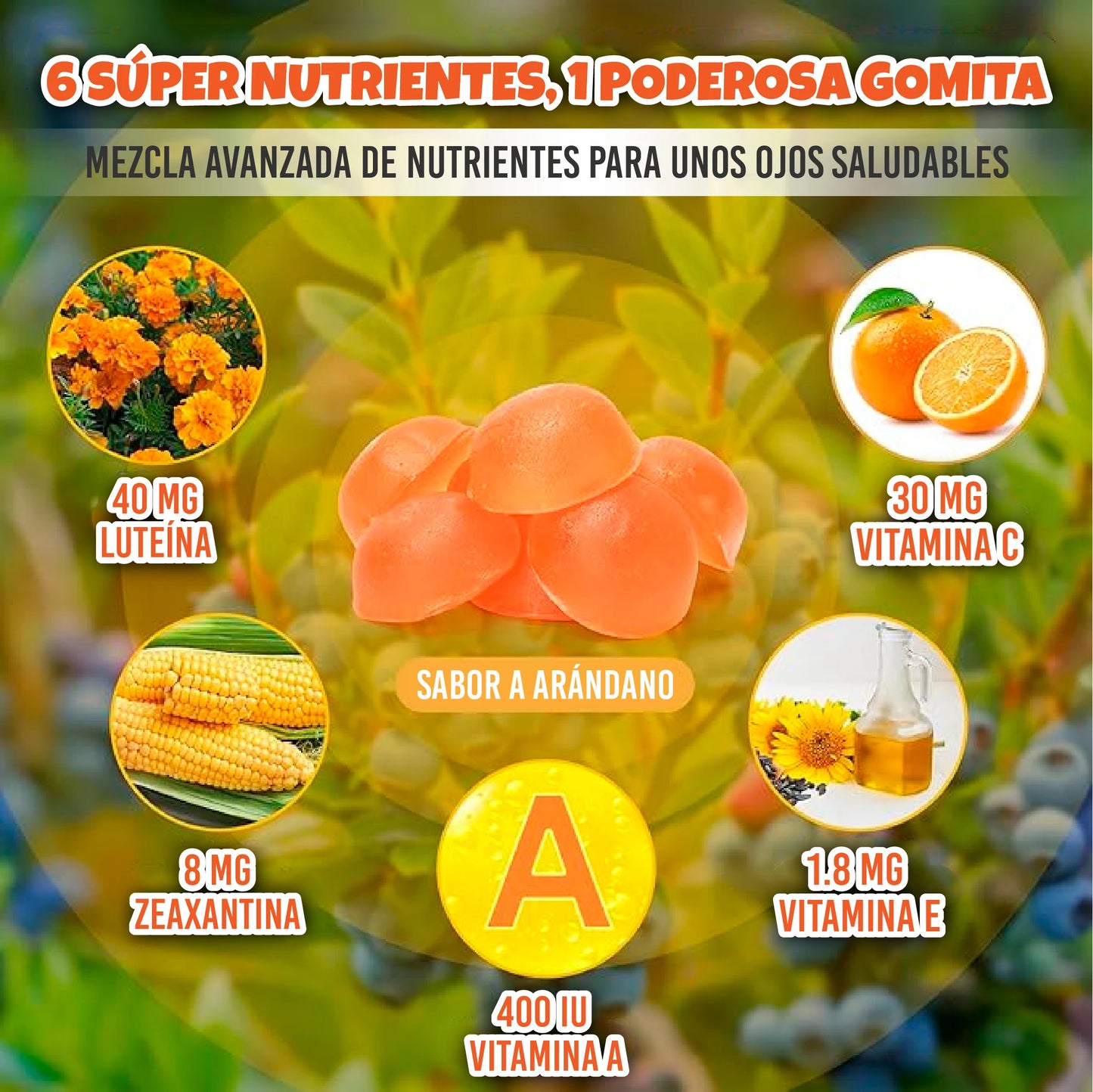 Gomitas Naturales para la Salud Visual