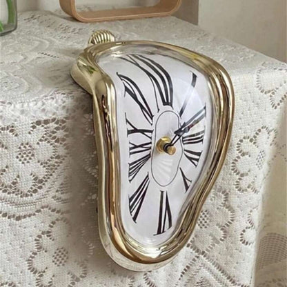 Reloj Derretido Funcional de Decoración con Acabados de Lujo