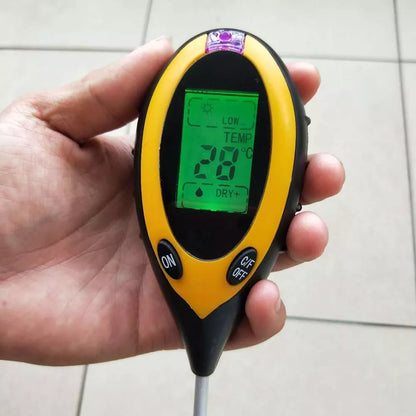 Medidor de Ph, Temperatura y Humedad de Suelos para Plantas