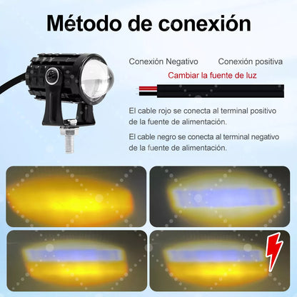 2 Exploradoras Profesionales Ojo de Angel para Moto