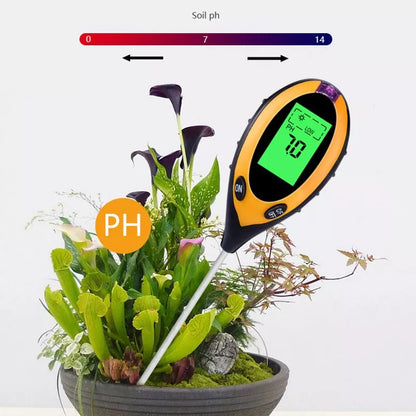 Medidor de Ph, Temperatura y Humedad de Suelos para Plantas