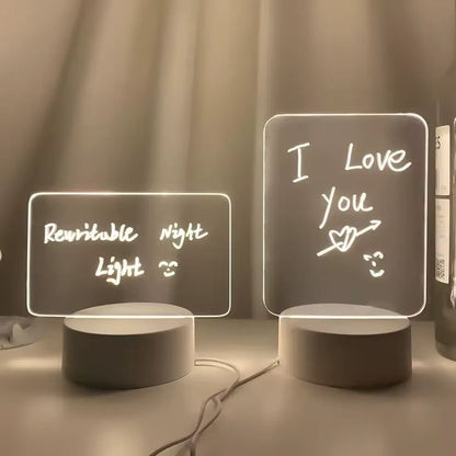 Pizarra LED Inteligente 4 en 1: Ilumina, Escribe y Organiza tu Vida