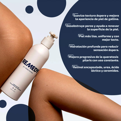 Crema corporal para eliminar la queratosis pilaris