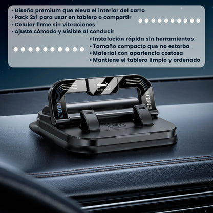 2 soportes inteligentes 360° para teléfonos