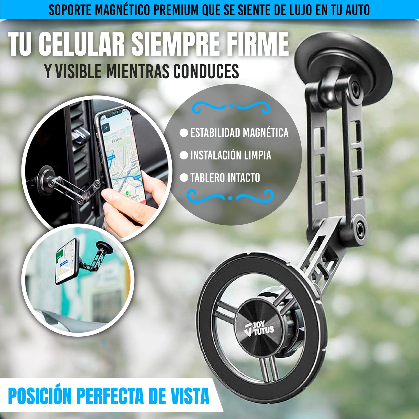 Soporte magnético con MagSafe y brazo ajustable
