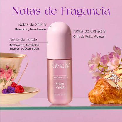 Perfume elegante para el cabello femenino