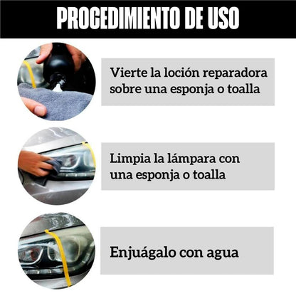 Restaurador y limpiador profesional para farolas de autos