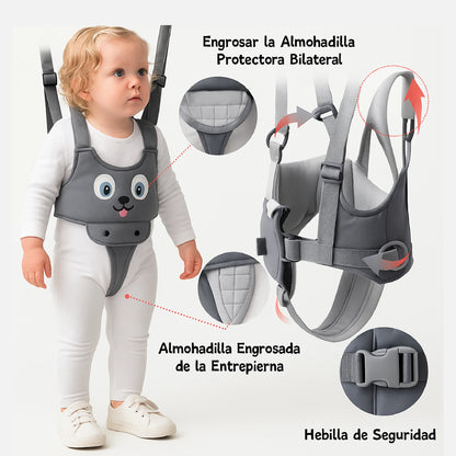 Andadera ergonómica con arnés ajustable de seguridad