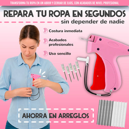 Pistola de costura profesional + set de ganchos y agujas