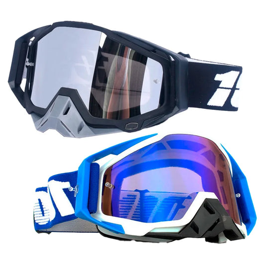 2 gafas profesionales para motocross y ciclismo