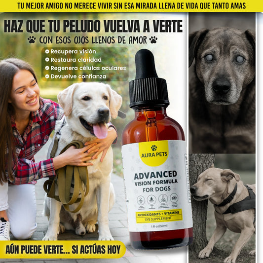 Suplemento en Gotas naturales restauradoras de visión para perros
