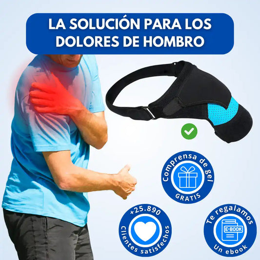 😌 Soporte Ortomédico Multiajustable Para el Hombro + 📖 Guía Profesional de Ejercicios Para el Fortalecimiento