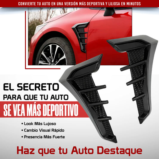 Par de alerones deportivos de cubierta para carro