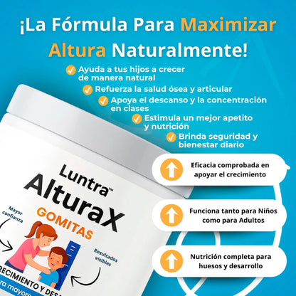 Gomitas estimuladoras naturales de crecimiento