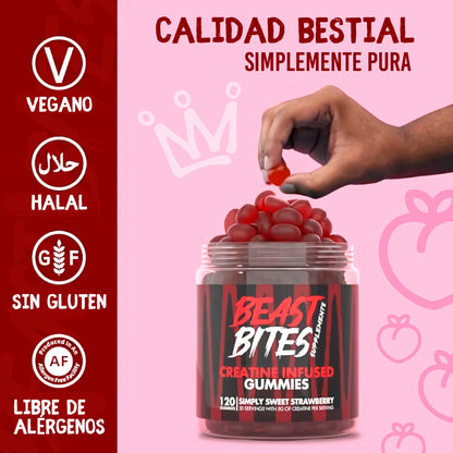 Gomitas de creatina para aumentar glúteos en hombre
