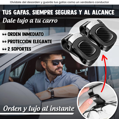 Pack de 2 Soportes lujosos para Gafas en Fibra de Carbono