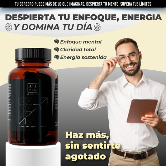 Nootrópico Natural para el enfoque y el rendimiento físico y mental